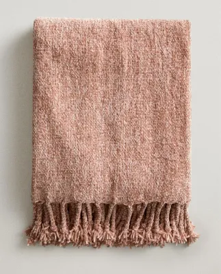 Zara Home плед из полиэстера, серый