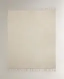 Zara Home плед из хлопка, экрю, 130x170 см — фото 3