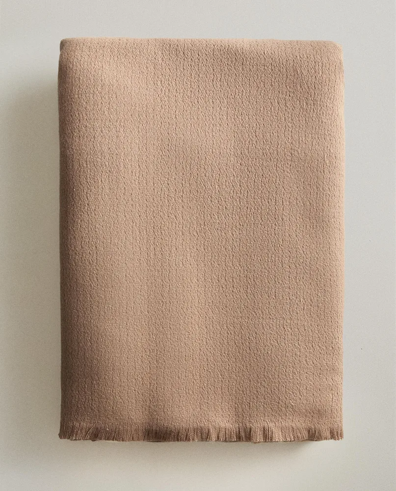 Zara Home плед из акрила, зелёный