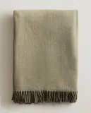 Zara Home плед из акрила, зелёный — фото 8