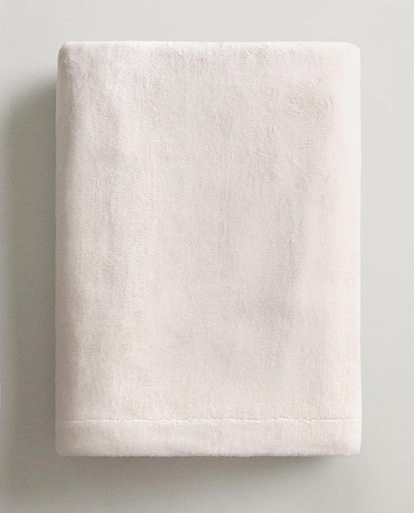 Zara Home плед из хлопка, экрю · 3117/004