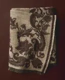 Zara Home плед из хлопка, светло-бежевый, 140x190 см — фото 7