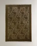 Zara Home плед из хлопка, хаки, 140x190 см — фото 6