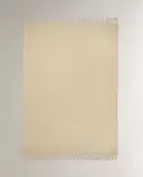 Zara Home плед из полиэстера, экрю, 140x190 см · 3367/004 — фото 5