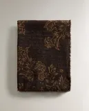Zara Home плед из полиэстера, коричневый, 140x190 см · 3371/004 — фото 7