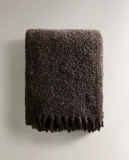 Zara Home плед из полиэстера, коричневый, 140x190 см · 3118/004 — фото 5
