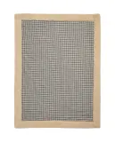 Zara Home плед из хлопка, синий, в клетку, 90x120 см — фото 7
