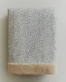 Zara Home плед из хлопка, синий, 90x120 см — фото 8