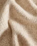 Zara Home плед из полиэстера, светло-бежевый — фото 5