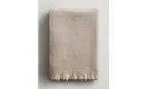 Zara Home плед из полиэстера, светло-бежевый — фото 7