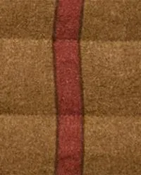 Zara Home плед из хлопка, горчичный, в полоску, 70x100 см