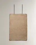 Zara Home плед из хлопка, горчичный, в полоску, 70x100 см — фото 5