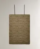 Zara Home плед из хлопка, ванильный, 70x100 см — фото 2