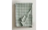 Zara Home плед из хлопка, зелёный, в клетку · 3196/004 — фото 8