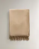Zara Home плед из полиэстера, коричневый, 140x190 см · 2360/004 — фото 2