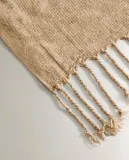 Zara Home плед из полиэстера, коричневый, 140x190 см · 2360/004 — фото 7