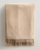 Zara Home плед из полиэстера, коричневый, 140x190 см · 2360/004 — фото 8