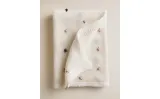 Zara Home плед детский из хлопка, в полоску, 70x100 см — фото 3