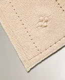 Zara Home плед детский из хлопка, розовый, 70x100 см — фото 4
