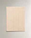 Zara Home плед детский из хлопка, розовый, 70x100 см — фото 7