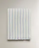 Zara Home плед детский из хлопка, синий, в полоску, 90x120 см — фото 1