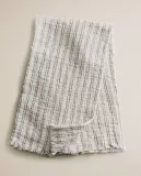 Zara Home плед детский из хлопка, синий, в полоску, 90x120 см — фото 7