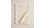 Zara Home плед детский из хлопка, оранжевый, 70x100 см — фото 2