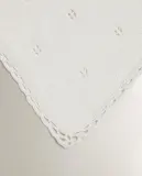 Zara Home плед детский из хлопка, оранжевый, 70x100 см — фото 6