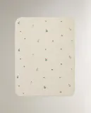 Zara Home плед детский из полиэстера, экрю, 90x120 см · 4601/004 — фото 4