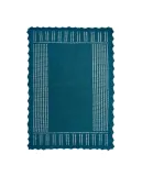 Zara Home плед детский из хлопка, синий, 70x100 см — фото 8