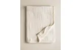 Zara Home плед детский из хлопка, экрю, 90x120 см — фото 7