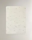 Zara Home плед детский из полиэстера, кремовый, 90x120 см — фото 6