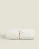 Zara Home плед из хлопка, экрю · 2379/004 — фото 2