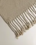 Zara Home плед из полиэстера, коричневый, 140x190 см · 2361/004 — фото 2
