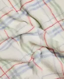 Zara Home плед детский из полиэстера, синий, в клетку, 70x100 см — фото 7