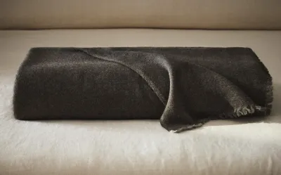 Zara Home покрывало из шерсти, серый
