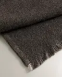 Zara Home покрывало из шерсти, серый — фото 3