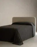 Zara Home покрывало из шерсти, серый — фото 6