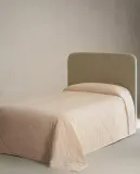 Zara Home покрывало детское из хлопка, синий, в полоску — фото 6