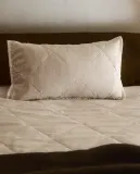 Zara Home покрывало детское из хлопка, синий, в полоску — фото 7