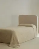 Zara Home покрывало детское из хлопка, зелёный, в полоску — фото 7