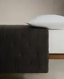 Zara Home покрывало из хлопка, светло-бежевый — фото 3