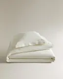 Zara Home покрывало из хлопка, молочный — фото 6