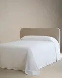 Zara Home покрывало из хлопка, белый, в полоску — фото 5