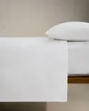 Zara Home покрывало из хлопка, белый, в полоску — фото 7