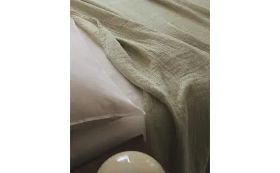 Zara Home покрывало из хлопка, зелёный · 5165/006