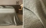 Zara Home покрывало из хлопка, зелёный · 1147/006 — фото 1
