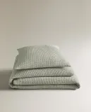 Zara Home покрывало из хлопка, зелёный · 1147/006 — фото 4
