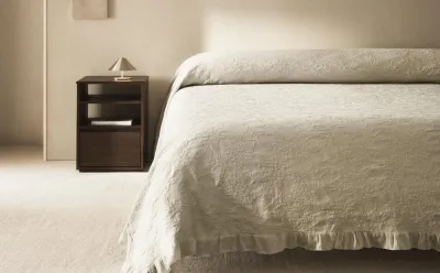 Zara Home покрывало из хлопка, зелёный · 2118/006