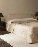 Zara Home покрывало из полиэстера, голубой — фото 6